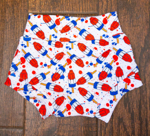 Red White and Blue July 4th Popsicles