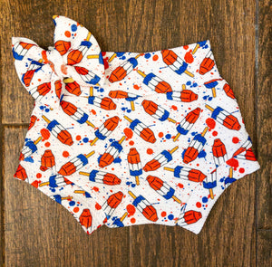 Red White and Blue July 4th Popsicles