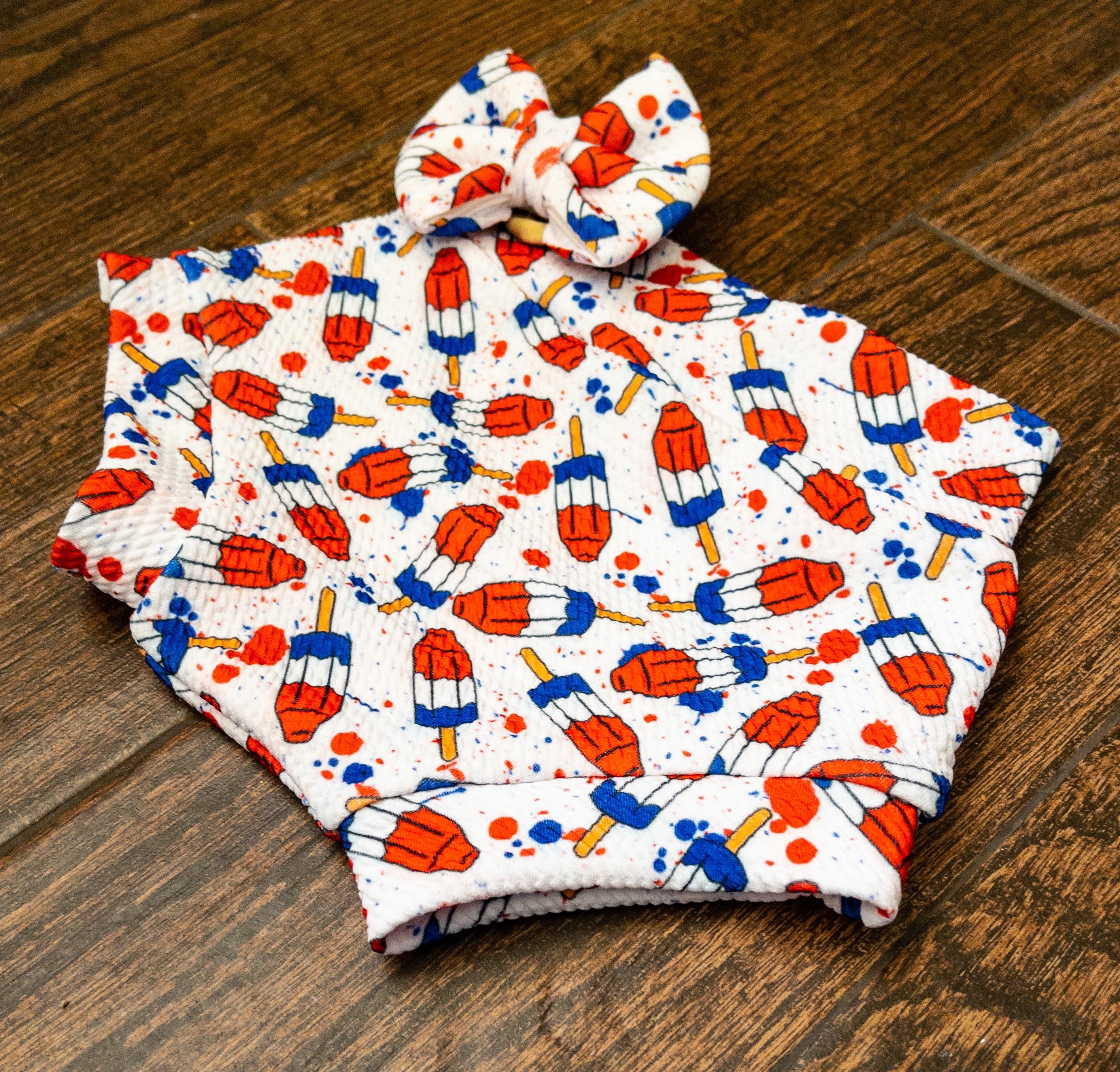 Red White and Blue July 4th Popsicles
