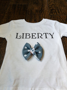 Liberty Two Tone Baby Girl Bummie Outfit