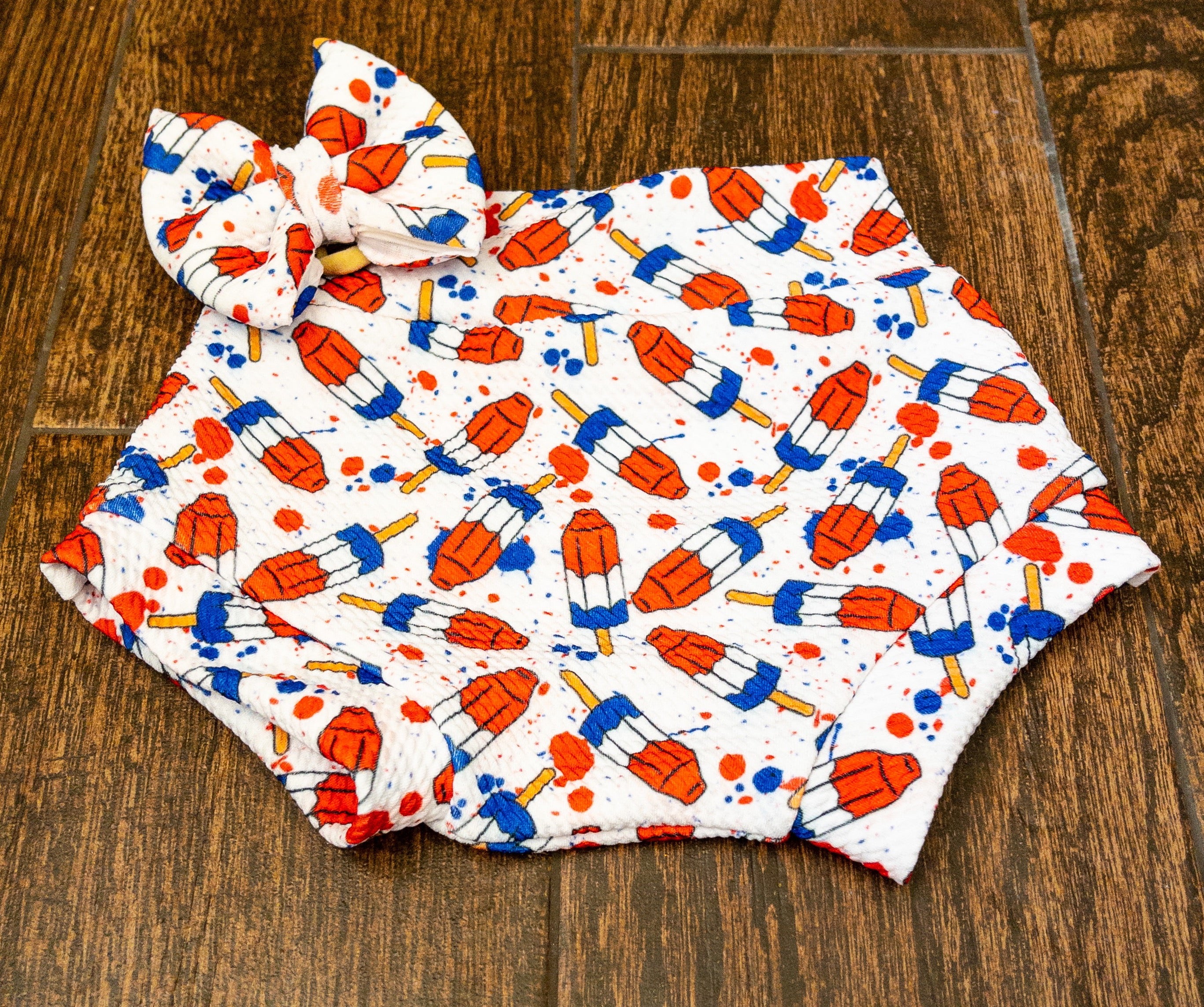 Red White and Blue July 4th Popsicles