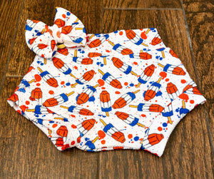 Red White and Blue July 4th Popsicles