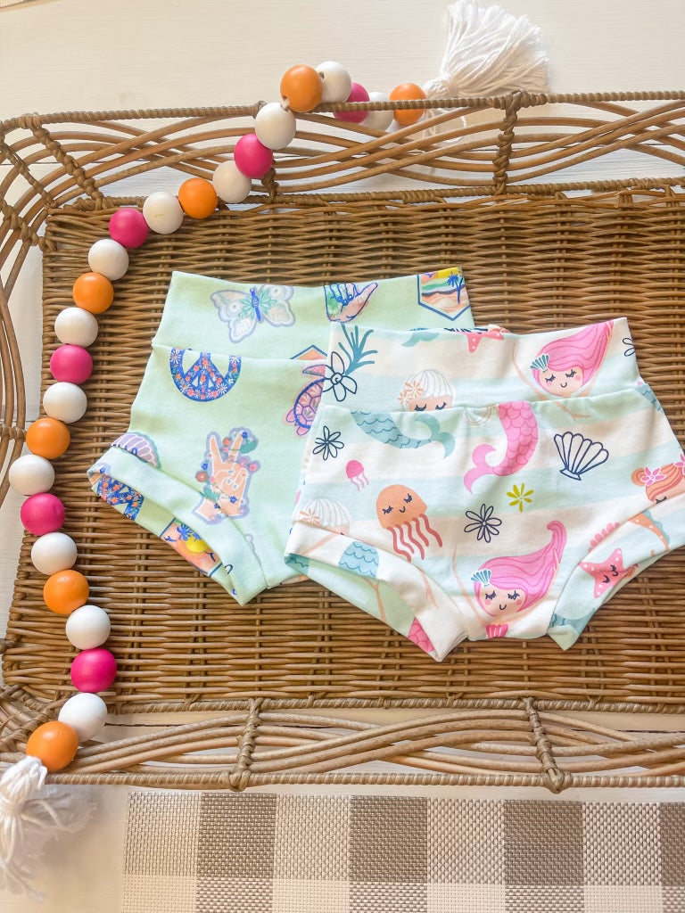 Summer Beach Vibes Mix and Match Bummy or Biker Shorts