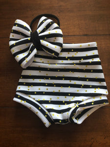 Polka Dot Baby Bummy Set