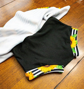 Sunflower Skirted Bloomer Baby Bummy Set