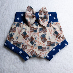 All American Girl Baby Bummie Set