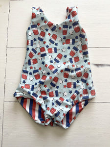 American Girl Popsicle Reversible Baby Swimsuit