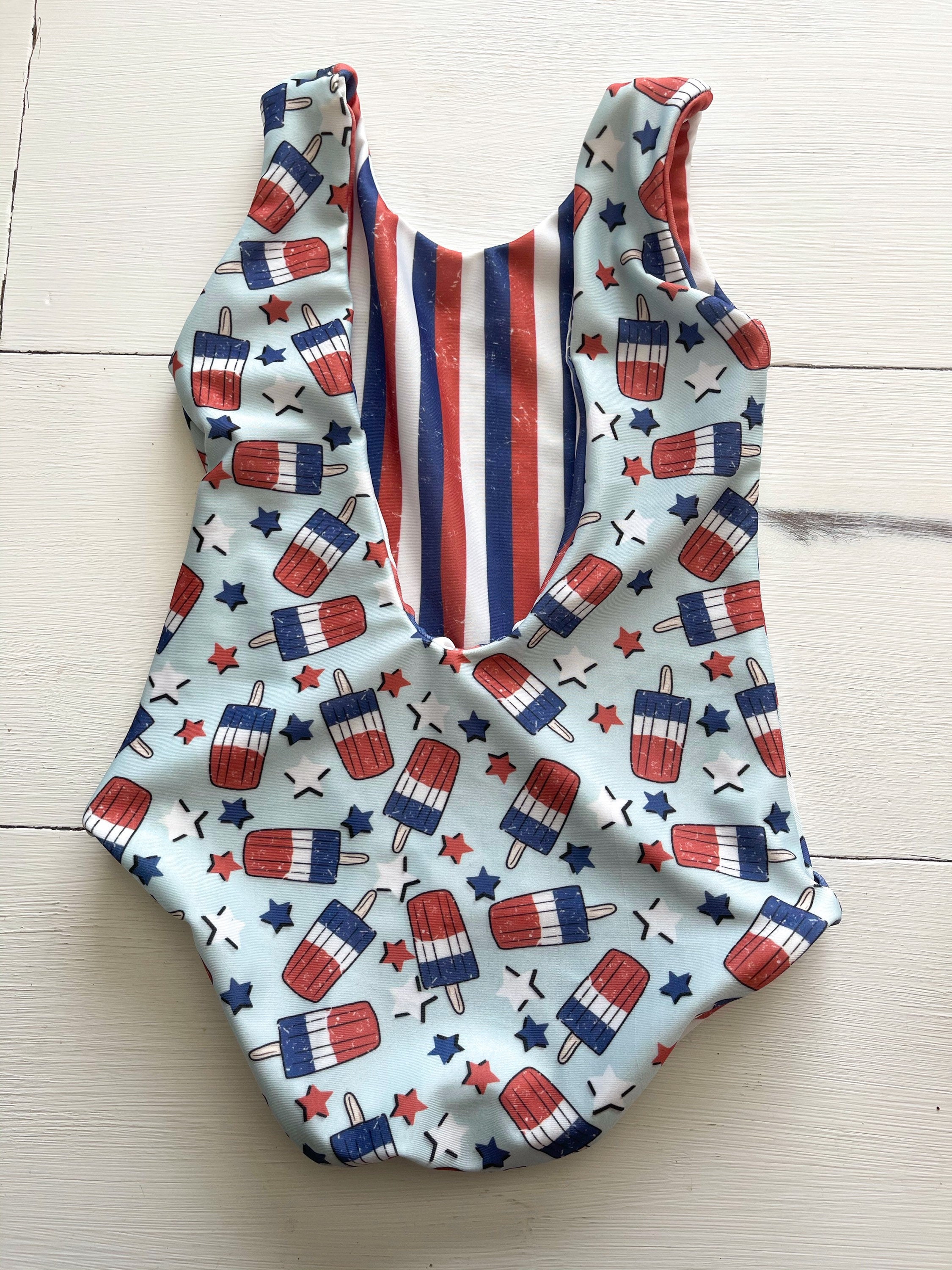 American Girl Popsicle Reversible Baby Swimsuit