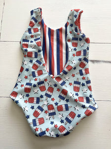 American Girl Popsicle Reversible Baby Swimsuit