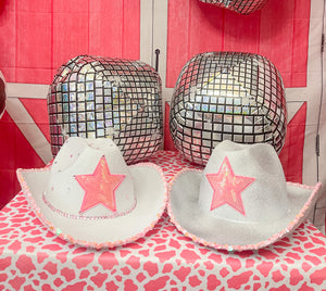 Bling Western Pink cowgirl Hat