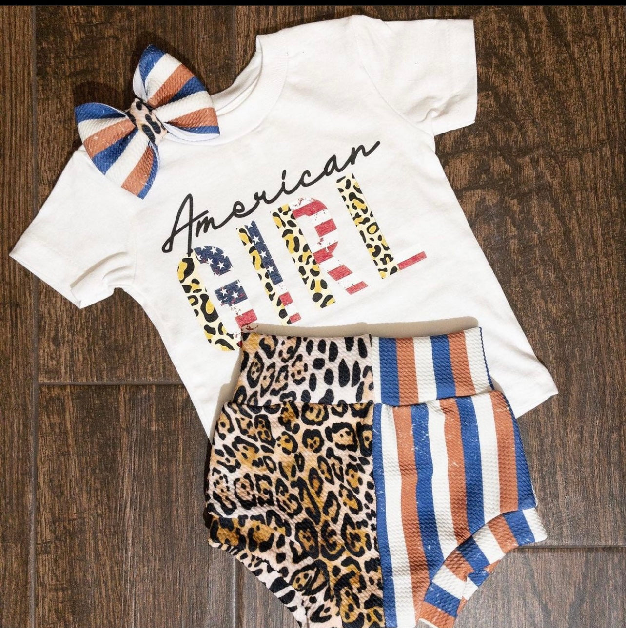 Classy American Girl Baby Bummie Outfit