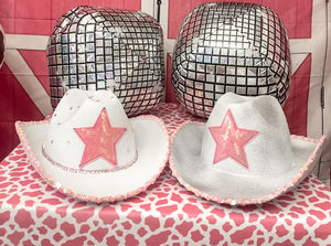 Bling Western Pink cowgirl Hat